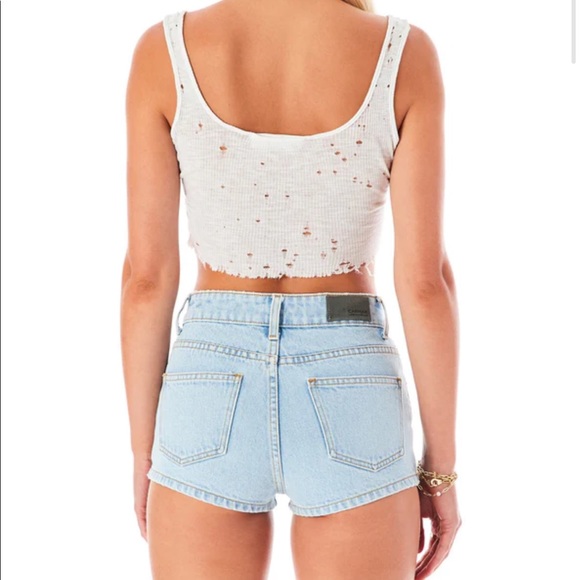 NWT Carnelian Denim Shorts CARMAR - Picture 3 of 5